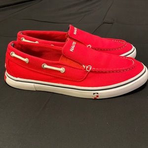 Nautica red shoes